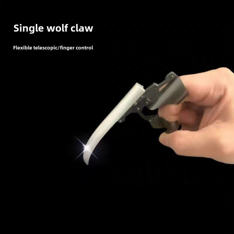 1pc Retractable Wolf Claw Pop Up Finger Claws for Costume Prop