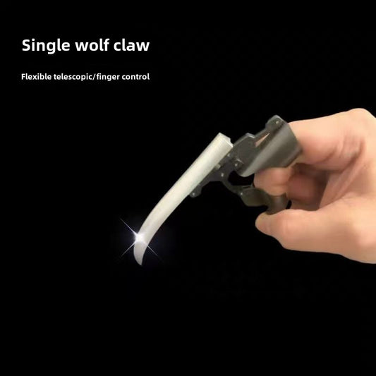 1pc Retractable Wolf Claw Pop Up Finger Claws for Costume Prop