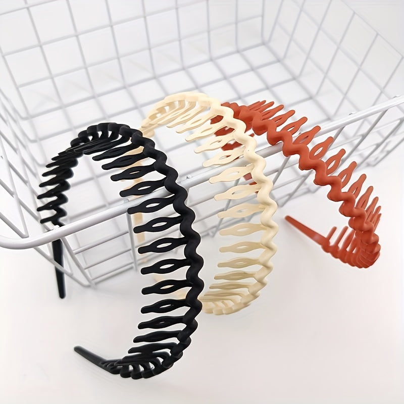 Non Slip Toothed Headband for Face Wash