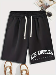 Men's Drawstring Waist Shorts for Summer Beach Resort