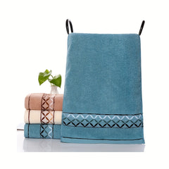 3pcs Embroidered Hand Towel Soft Breathable Face Towel Absorbent Towel
