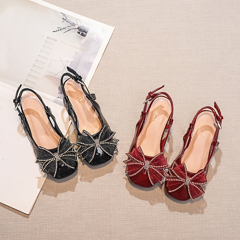 Girls' Bowknot Sandals Lightweight Anti Slip Summer Shoes