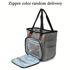 Crochet Needle Storage Bag Large Capacity Crochet Handbag