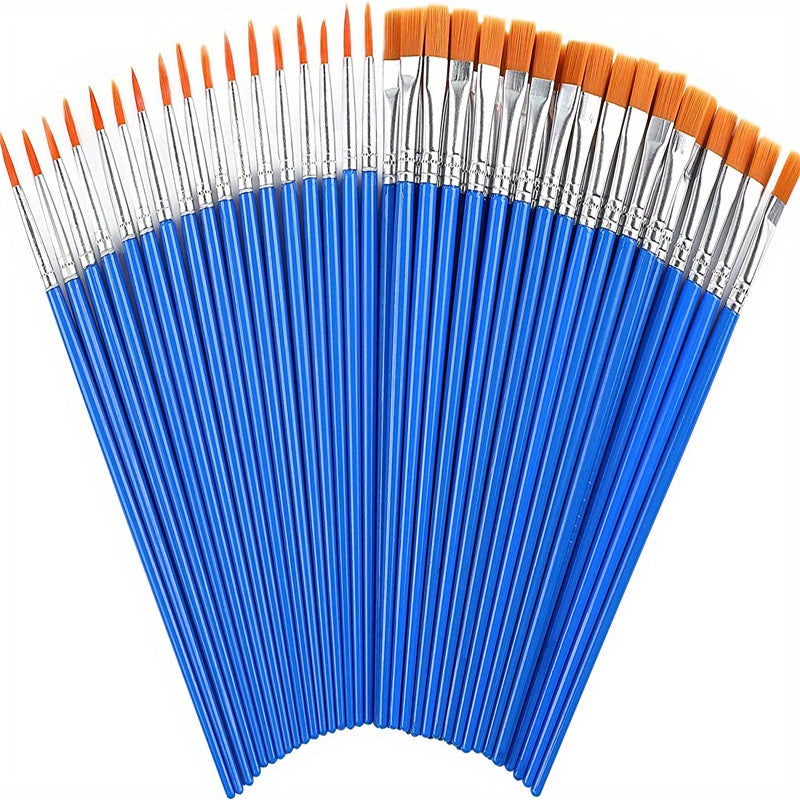 Assorted Paint Brushes Set for Crafts & Painting