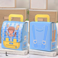 Cartoon Backpack Shaped Baking Snack Box