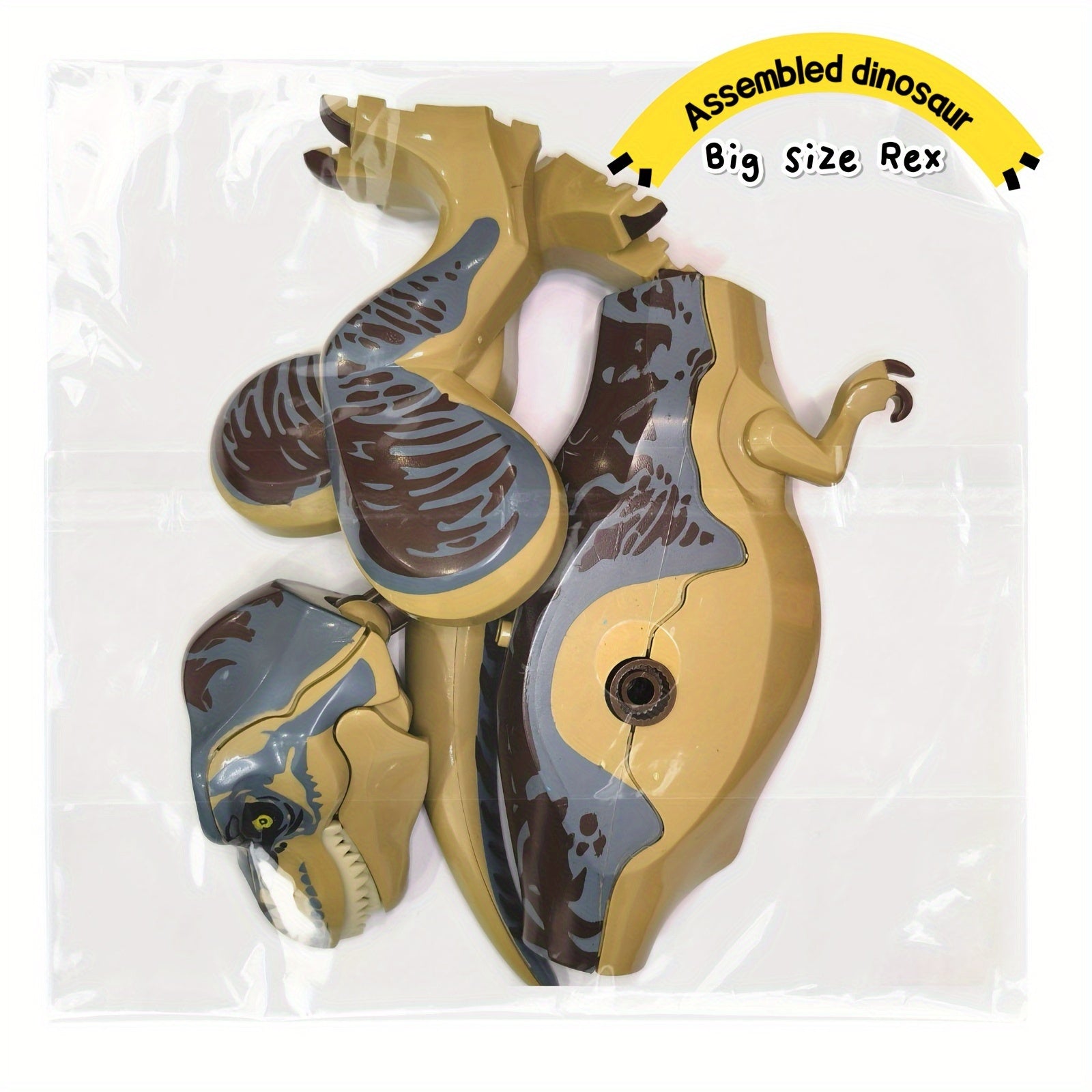 Dinosaur Big Rex Small Dino Multicolor Plastic Toys