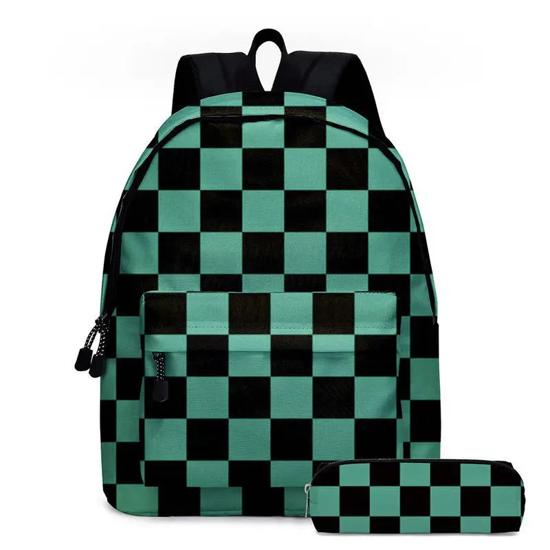 2pcs Pattern Children Backpack Printed Kids Primary School Bags