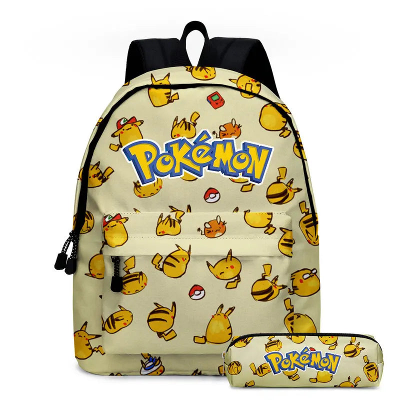 2pcs Pattern Children Backpack Printed Kids Primary School Bags
