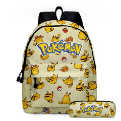 2pcs Pattern Children Backpack Printed Kids Primary School Bags