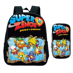 2pcs Kids Game Zings Backpack Children Superzings Primary