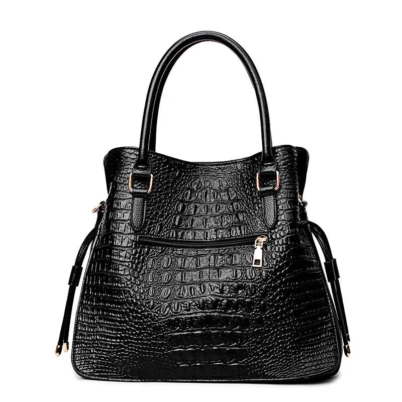 2pcs Crocodile PU Leather Shoulder Bags Set