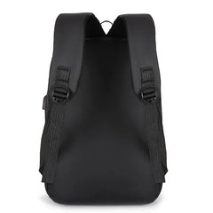 Men Backpack USB Charging School Bag Travel Backpack Waterproof Storage