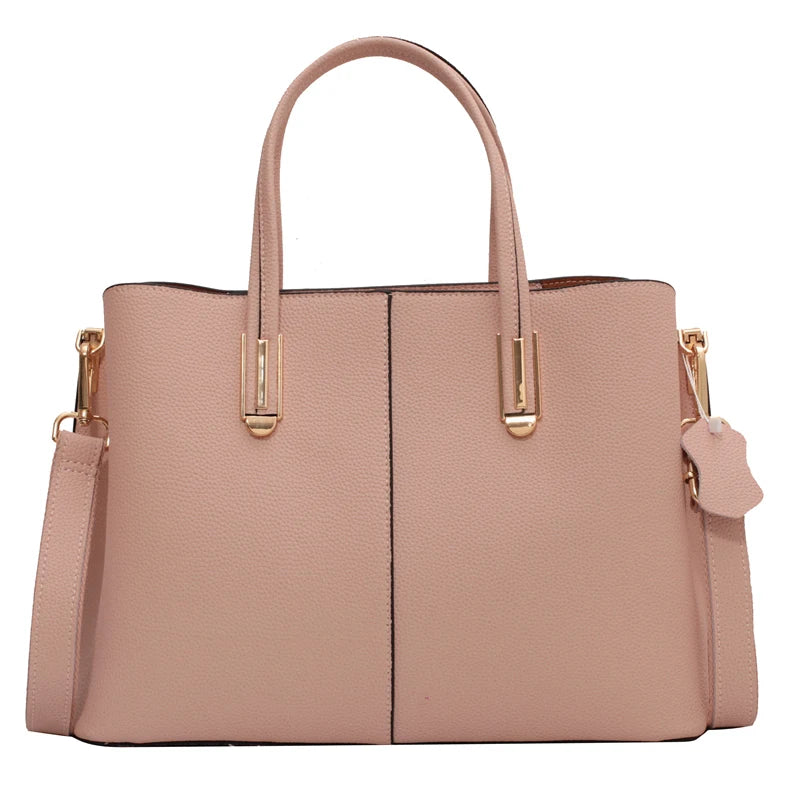 Large Capacity Leather Tote Female Purses Handbags Women Bag