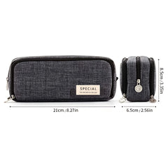 3 Layers Pencil Case Large Capacity Storage Bag For School Students