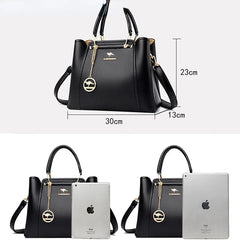 Large Capacity Women PU Leather Crossbody Bag