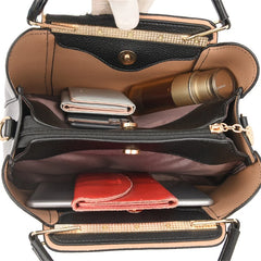 Large Capacity Women PU Leather Crossbody Bag