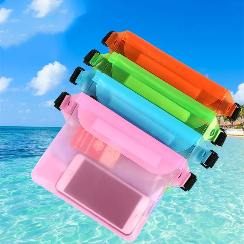 3-Layer Waterproof Sealing Waist Bag for Rafting Diving Swimming