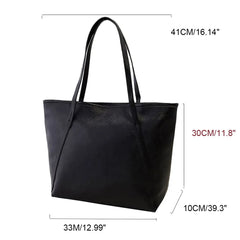 Women Solid Handbag High Capacity Messenger Totes Satchel Shoulder Bag