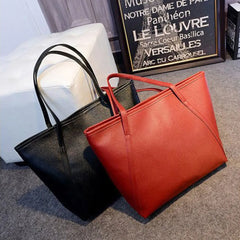 Women Solid Handbag High Capacity Messenger Totes Satchel Shoulder Bag