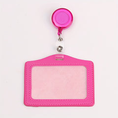 Stylish PU Leather Card Holder Set for Women Men Students