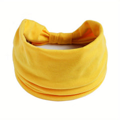 Solid Stretchy Wide Headband for Women Yoga Running