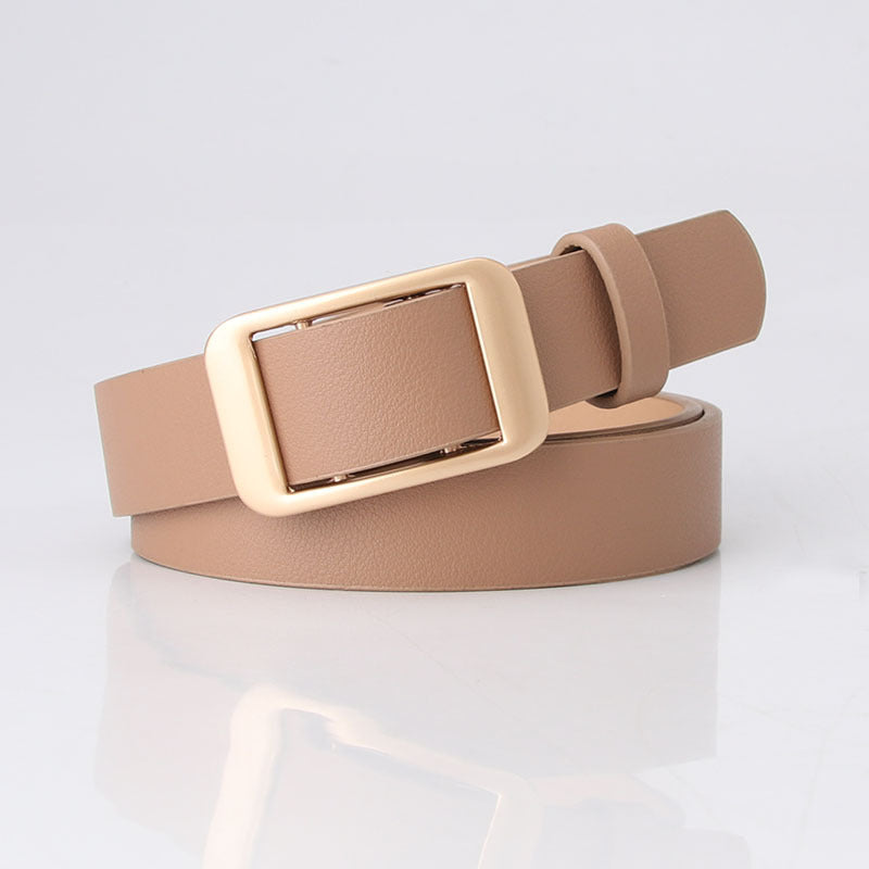 Vintage Alloy Buckle Belt for Women