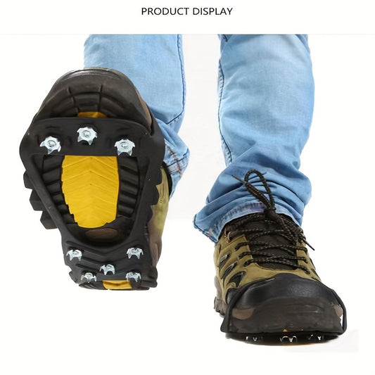 Non Slip Gripper Spike Ice Traction Cleats with 8 Steel Studs Crampons