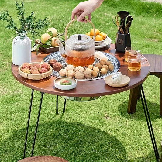 Portable Folding Stove Table for Camping Outdoor Barbecue