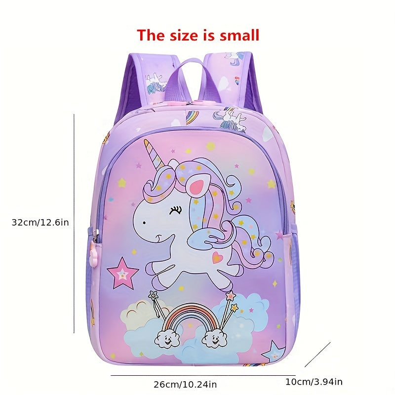 Children's Fantasy Princess Backpack With Side Net Pocket