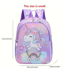 Children's Fantasy Princess Backpack With Side Net Pocket