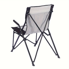 Portable Beach Chair Folding Backrest Chair Camping Fishing