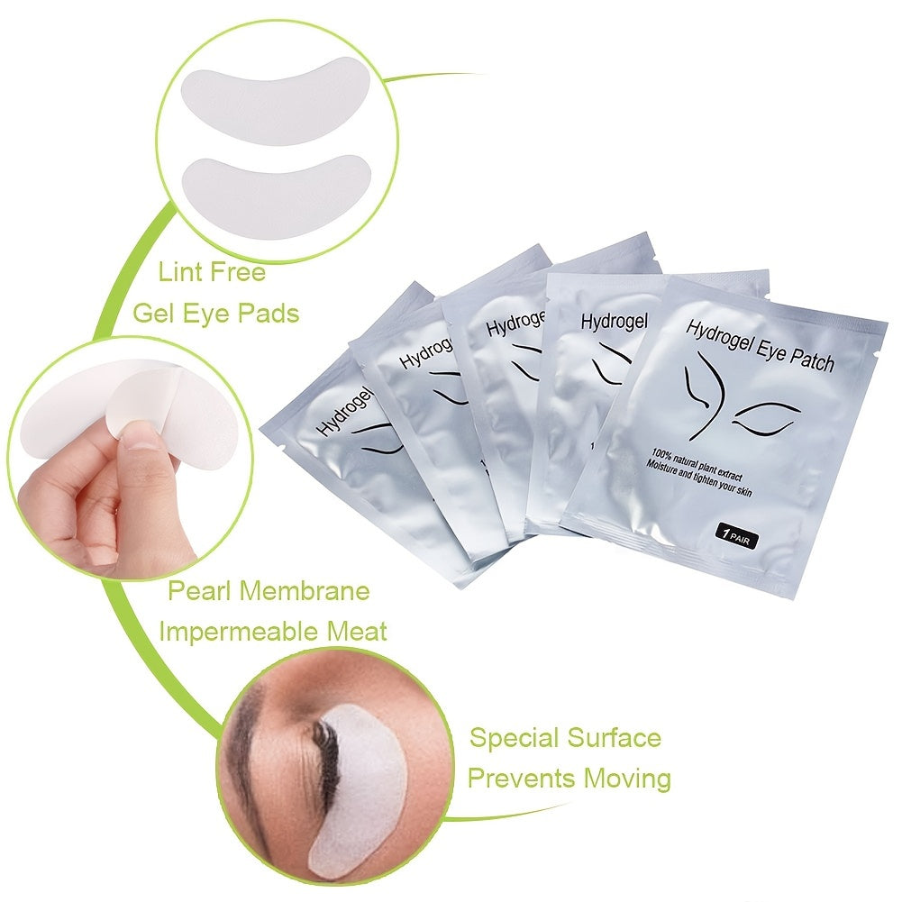Under Eye Gel Pads Eyelash Extension Pads Lint DIY False Eyelash Lash Extension