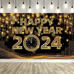New Year Countdown Cloth Hanging Banner Party Decoration