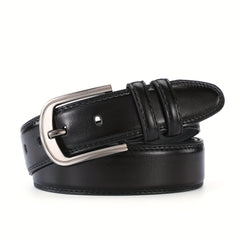 Men's Pin Buckle Belt PU Leather Casual Jeans Pants Waist Strap