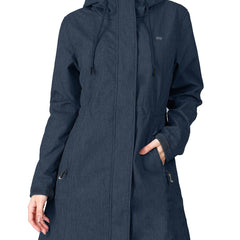 Women's Softshell Fleece Lined Hooded Jacket