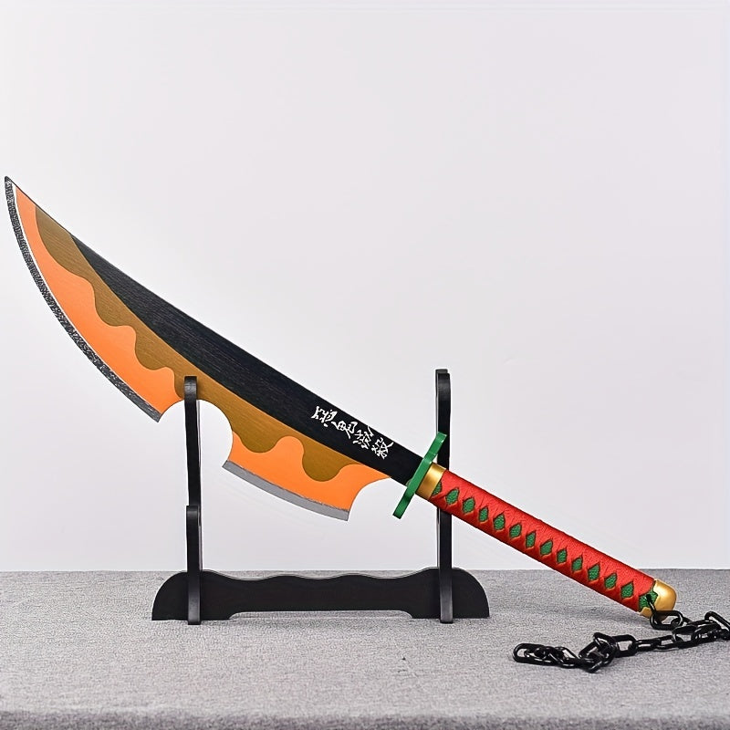 Wooden Samurai Sword for Anime Cosplay and Shaving