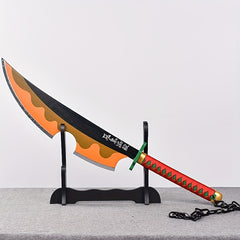 Wooden Samurai Sword for Anime Cosplay and Shaving