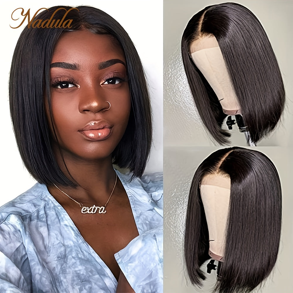 Short Bob Lace Front Wigs Human Hair Transparent Lace Closure Wigs