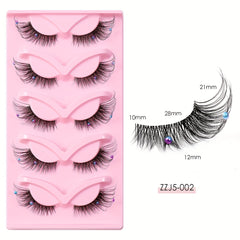 Sexy Doll Style False Eyelashes C Curling Faux Pearl Decorative False Eyelashes