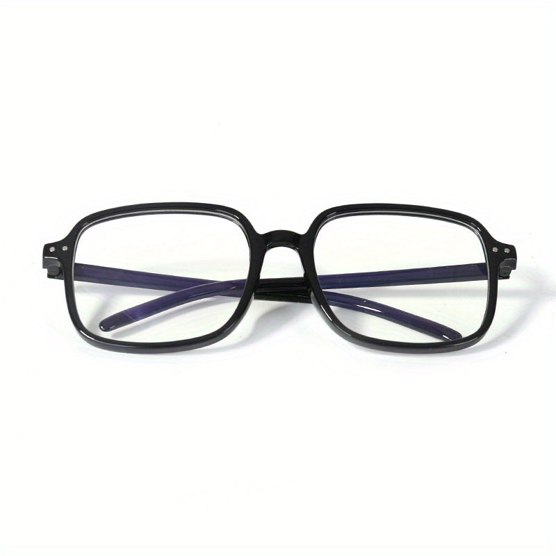 Light Blocking Glasses Large Square Clear Lens Candy