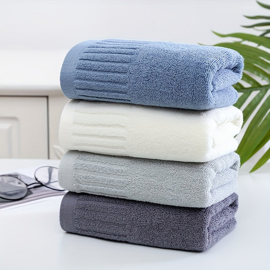 4pcs Solid Cotton Hand Towel Absorbent Soft Face Towel Quick Dry Hand Towels