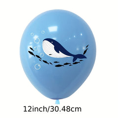 10pcs Whale Decoration Balloons for Ocean Party
