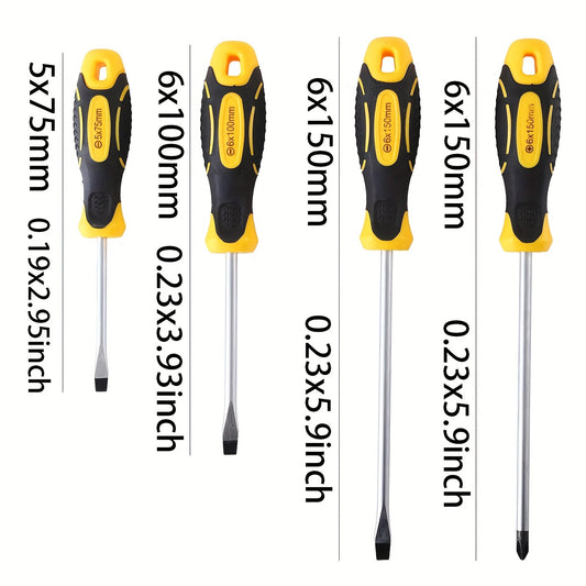 Non-slip Handle Screwdriver Cross Word Repair Tool