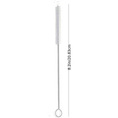 10pcs Straw Brush Nylon Pipe Tube Cleaner 8.2in 20x2.5in