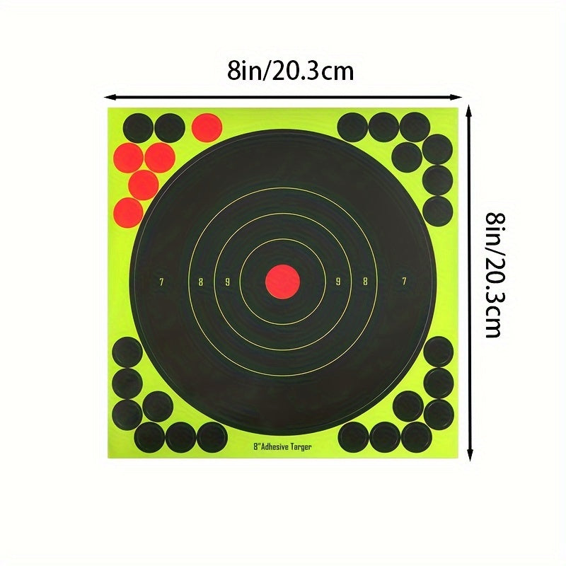 50pcs Splatter Paper Targets 20x32cm Self Stick for Practice