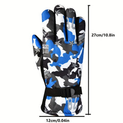 Warm Waterproof Winter Gloves for Outdoor Activities