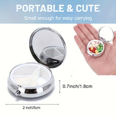 Cartoon Mouse Pill Case Travel Size Medication Organizer