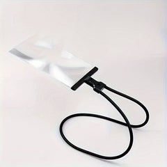 5X Hands-Free Magnifying Glass for Seniors Large Full Page View