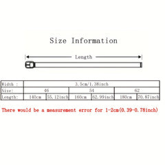 Elastic Large Size Men's Casual Canvas Woven Belt