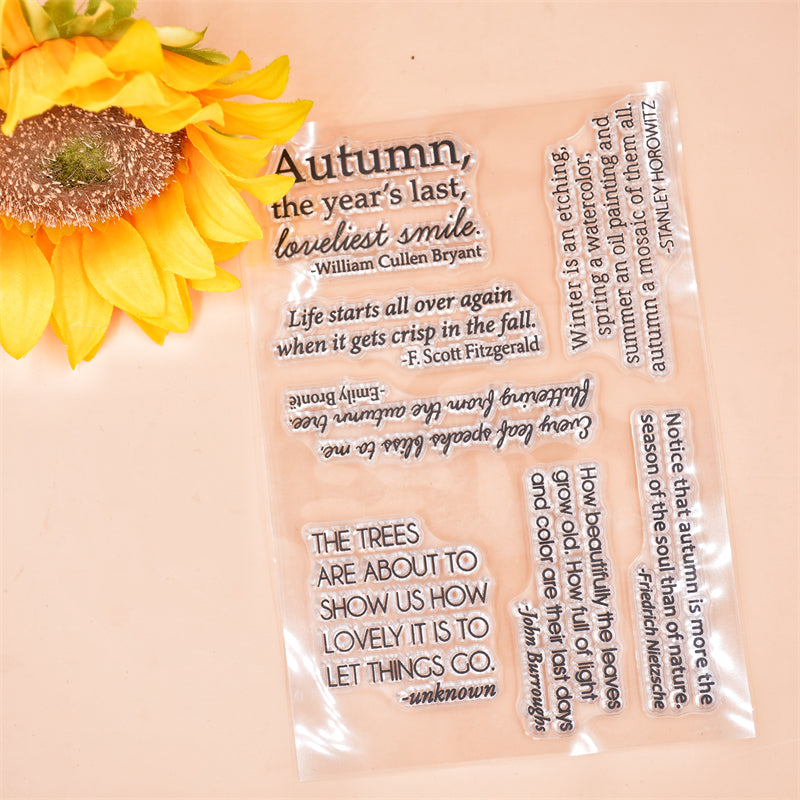 Transparent Silicone Stamp Comic Printing & Stamping